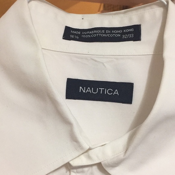 Nautica button down dress shirt. - Picture 2 of 5